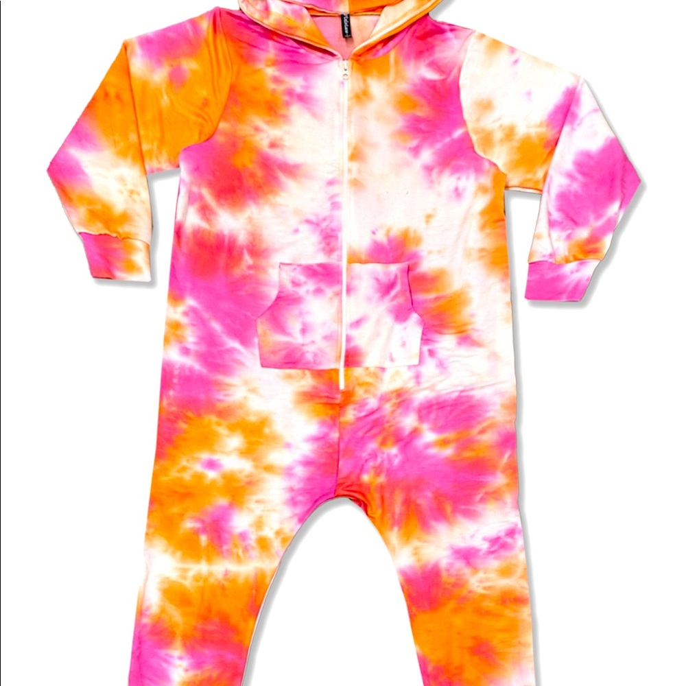 Girl’s Tie Dye Jumpsuit